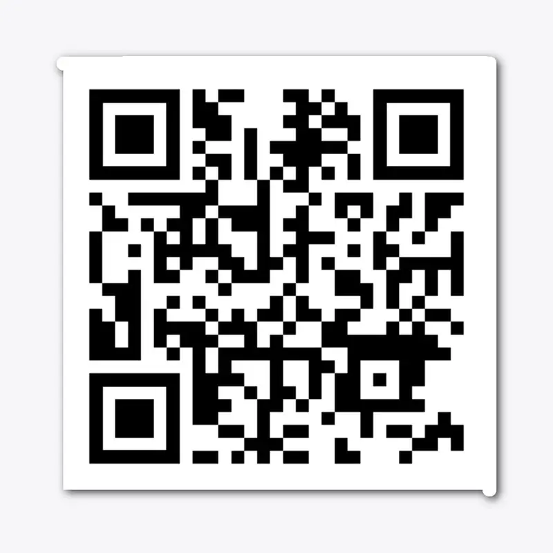 QR code sticker